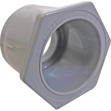 Cantex Conduit Fitting Bushing, Galvanized, Red 3006467